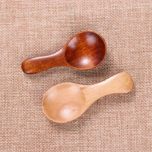 Load image into Gallery viewer, 1/2Pcs Wood Condiment Scoop Flatware Coffee Tea Small Mini Sugar Spoon Salt Wood Spoons Cooking Tools Kitchen Gadgets
