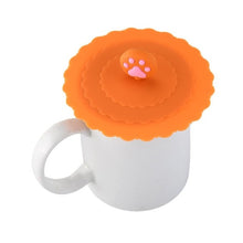 Load image into Gallery viewer, Cute Fruits Adorn Water Drinking Cup Lid FDA Silicone Anti-dust Bowl Cover Cup Seals Glass Mugs Cap Diameter 10cm
