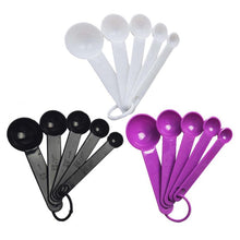 Load image into Gallery viewer, 5pcs/set Measuring Spoons Colorful Silicone Measuring Ladle With Scale Sugar Cake Baking Spoon Kitchen Baking Measuring Tools
