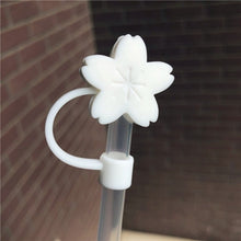 Load image into Gallery viewer, Pink Cherry Straw Straw Dust Plug Glass Cup Accessories Girl Heart Small Objects Suitable For Glass Straw Plug
