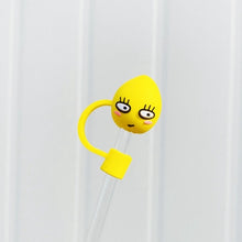 Load image into Gallery viewer, Pink Cherry Straw Straw Dust Plug Glass Cup Accessories Girl Heart Small Objects Suitable For Glass Straw Plug
