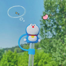 Load image into Gallery viewer, Pink Cherry Straw Straw Dust Plug Glass Cup Accessories Girl Heart Small Objects Suitable For Glass Straw Plug
