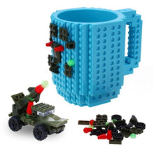 Load image into Gallery viewer, 350ML Mug Cup for Milk Coffee Water Build-On Brick Type Mug Cups Water Holder Building Blocks Design Gift
