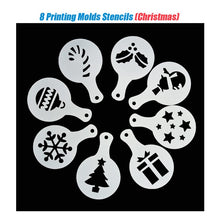 Load image into Gallery viewer, Coffee Mold Printing Assembly Stainless Steel Chocolate Shaker and Icing Sugar Powder Cocoa Flour Coffee Sifter D30
