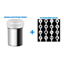Load image into Gallery viewer, Coffee Mold Printing Assembly Stainless Steel Chocolate Shaker and Icing Sugar Powder Cocoa Flour Coffee Sifter D30
