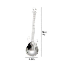 Load image into Gallery viewer, Guitar Shape Colorful Coffee Spoon Set Stainless Steel Dessert Ice Cream Spoon Tea Spoon Coffee Accessories Tableware Tea Set
